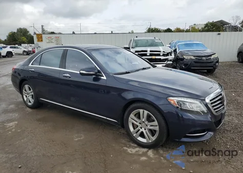 2017 Mercedes-Benz S 550 4Matic из США, поврежденный, VIN WDDUG8FBXHA310446